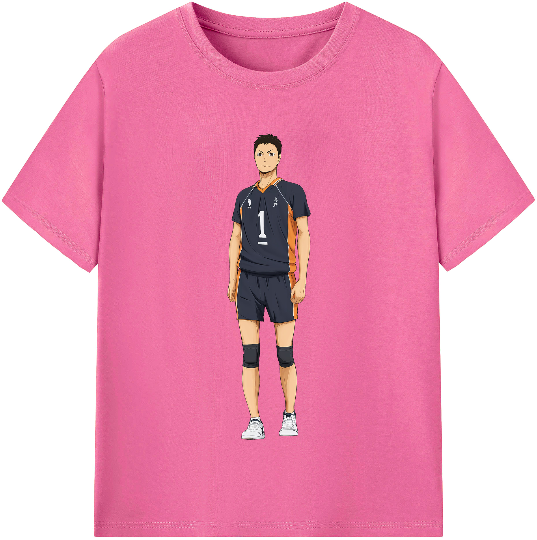 （画像用） ハイキュー!! Haikyu!! レディースカジュアルプリントTシャツ（綿100％）
